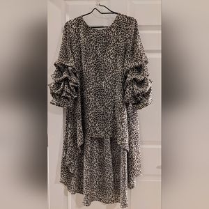 High Low Patrizia Luca  Leopard Top
